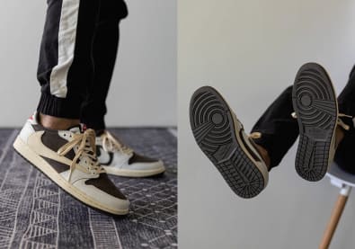 Travis Scott x Air Jordan 1 Low Reverse Mocha Foto 2