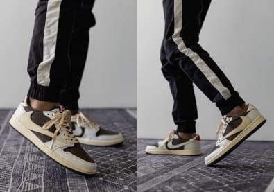 Travis Scott x Air Jordan 1 Low Reverse Mocha Foto 5