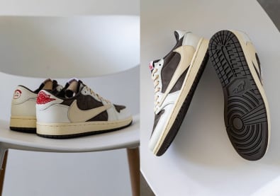 Travis Scott x Air Jordan 1 Low Reverse Mocha Foto 7