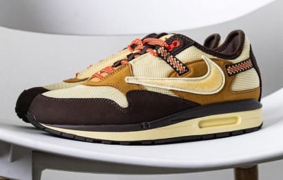 Travis Scott x Nike Air Max 1 Baroque Brown Foto 1