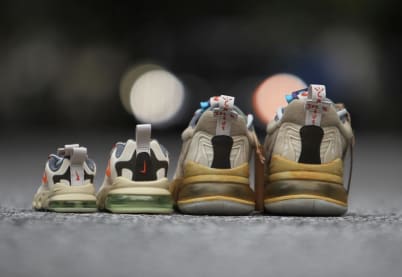 De Travis Scott x Nike Air Max 270 React Cactus Trails dropt voor de hele familie