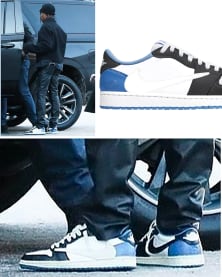 Travis Scott x fragment design x AJ1 Low foto 5