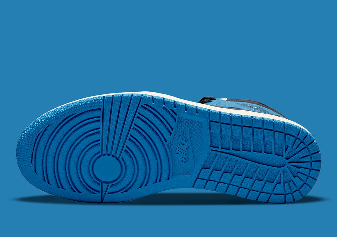 Travis Scott x fragment x Air Jordan 1 High OG Military Blue Foto 6