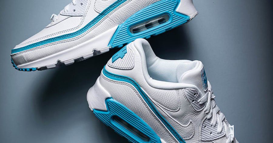 Undefeated x 'air max top 90 white blue fury