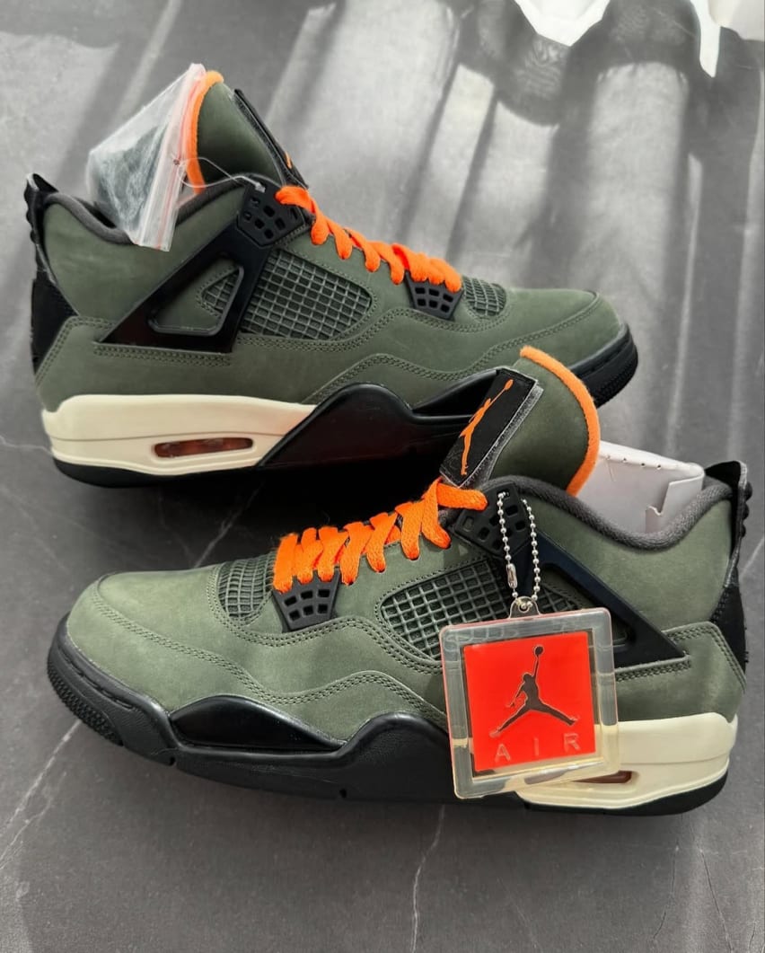 Undefeated x Air Jordan 4 Deep Green