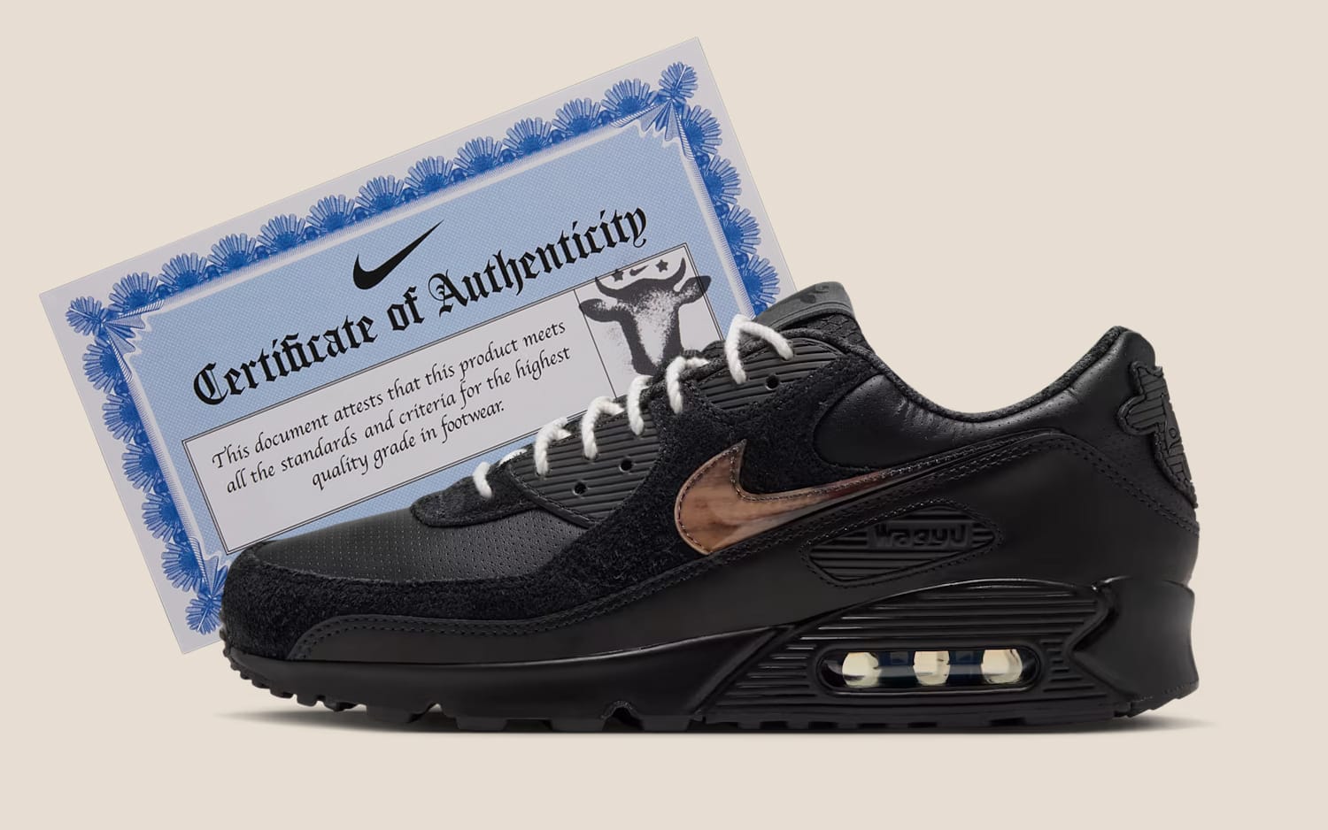 Wagyu x Nike Air Max 90 Black