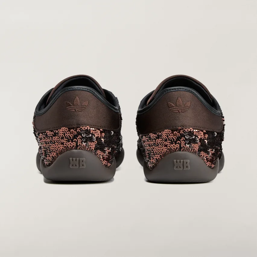 Wales Bonner x Adidas Karintha Sequin Dark Brown FOTO 3