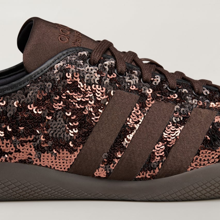 Wales Bonner x Adidas Karintha Sequin Dark Brown FOTO 4