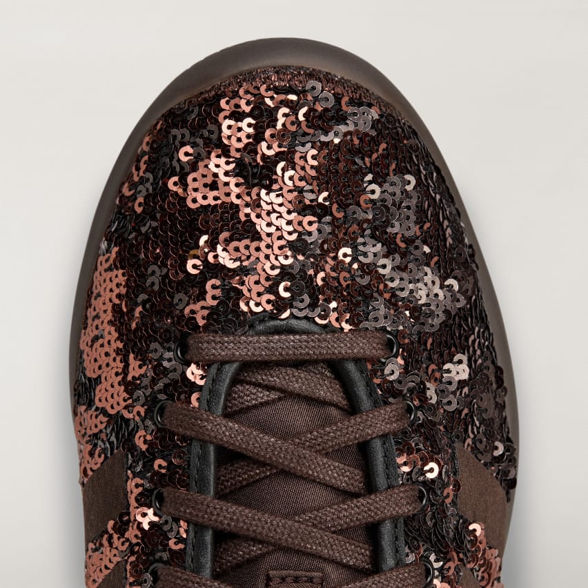 Wales Bonner x Adidas Karintha Sequin Dark Brown FOTO 5