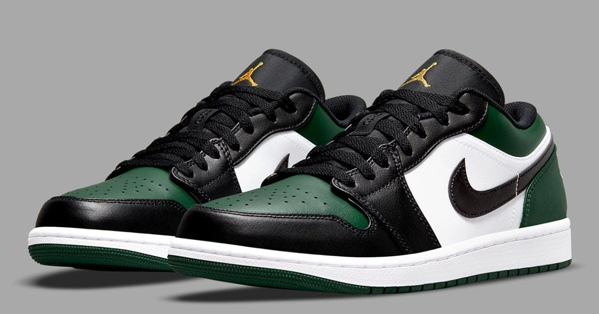 groene jordans low