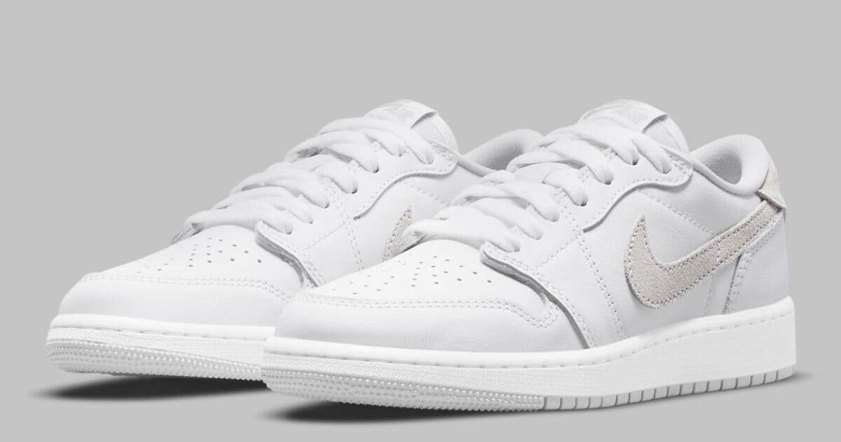 nike jordan 1 low white grey