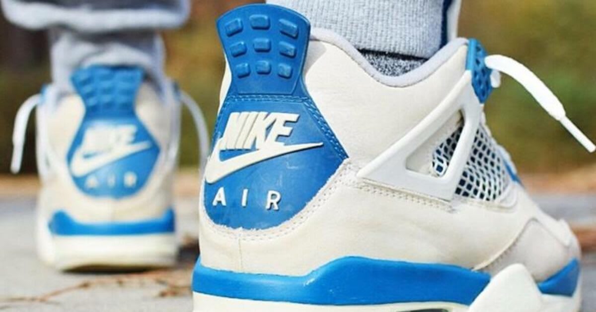 air jordan 4 military blue 1989