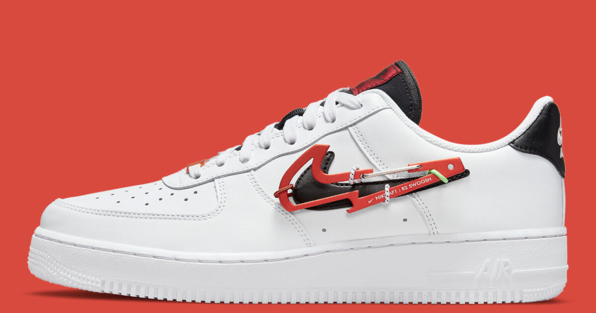 air force 1 rood zwart