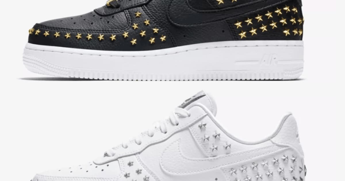 nike air force 1 star studded