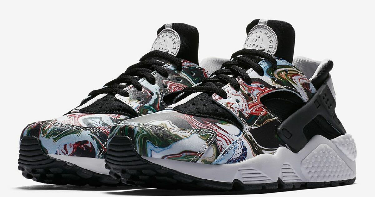 nike huarache marble