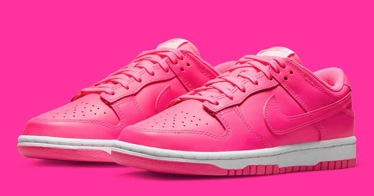 dunk pink foam