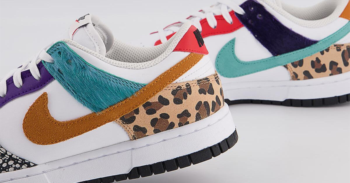 Diverse dierlijke prints sieren deze upcoming Nike… | Sneaker Squad