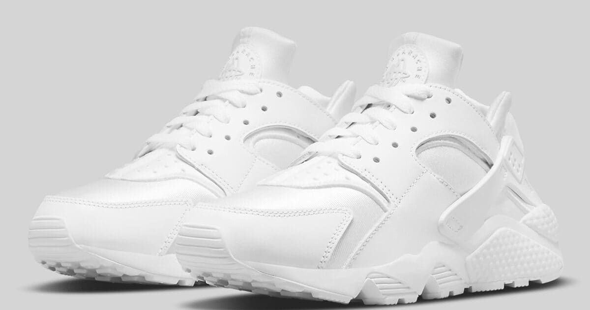 huaraches in white