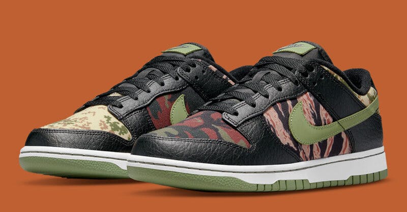 nike dunk low dark camo