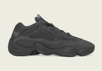 De Adidas Yeezy 500 "Utility Black" krijgt op 30 November een restock