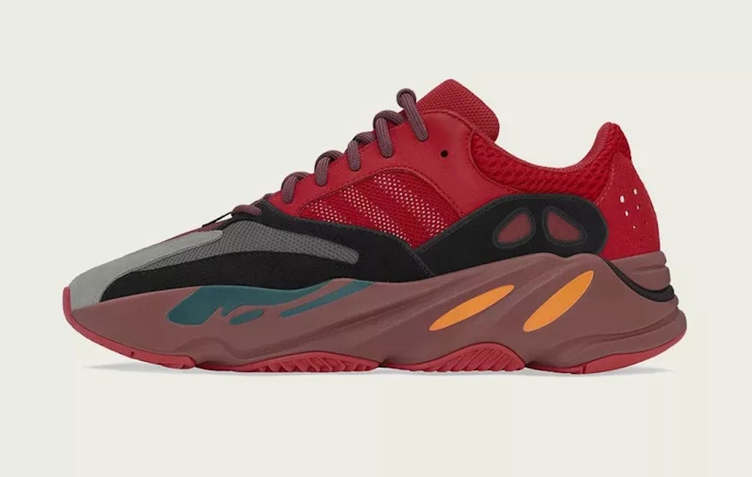 Adidas Yeezy Boost 700 Hi Res Red Foto 1