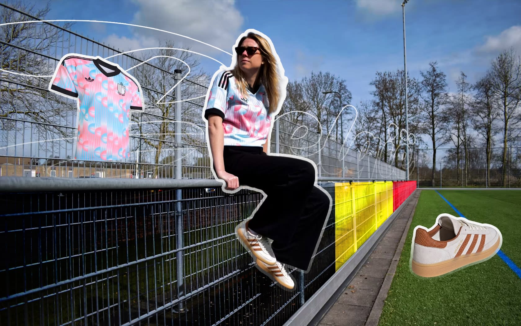 Adidas handball spezial wmns dusky bronze ih1511 en belgie wk uitshirt