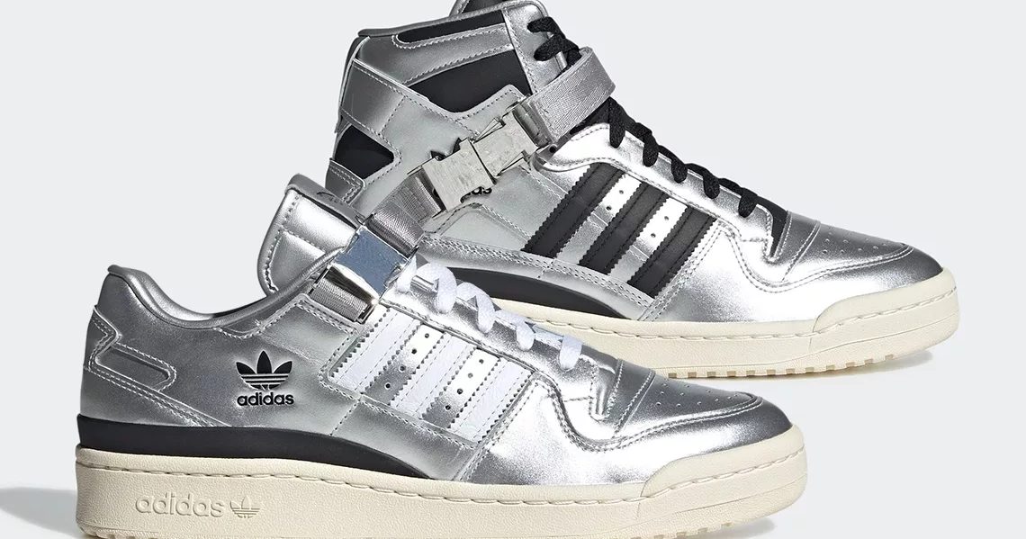 Adidas met zilveren strepen hotsell