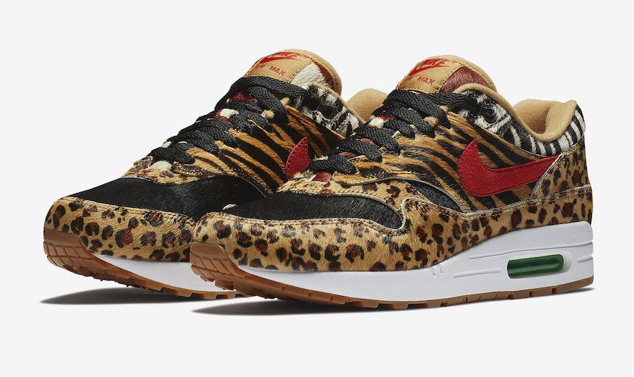Officiële foto's van het atmos x Nike Air Max 1 Animal Pack