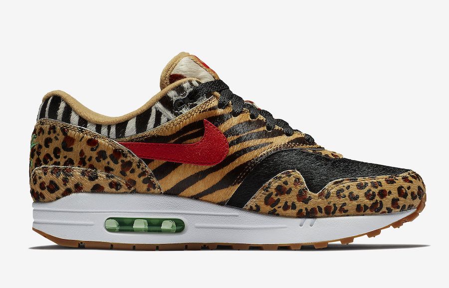 Officiële foto's van het atmos x Nike Air Max 1 Animal Pack
