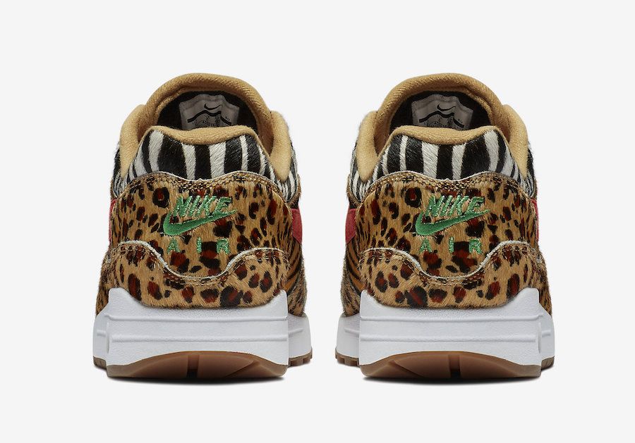 Officiële foto's van het atmos x Nike Air Max 1 Animal Pack
