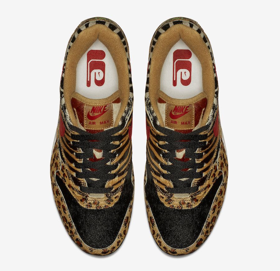 Officiële foto's van het atmos x Nike Air Max 1 Animal Pack