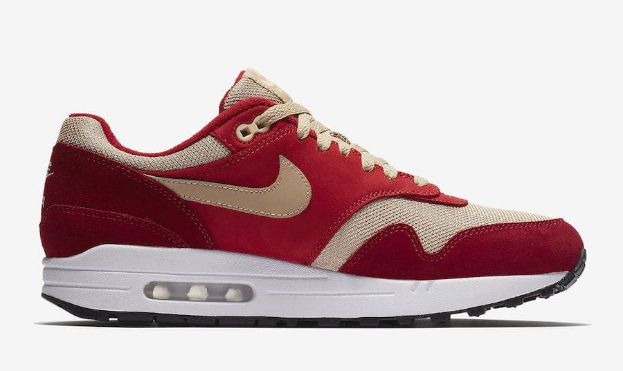 atmos x nike air max 1 red curry