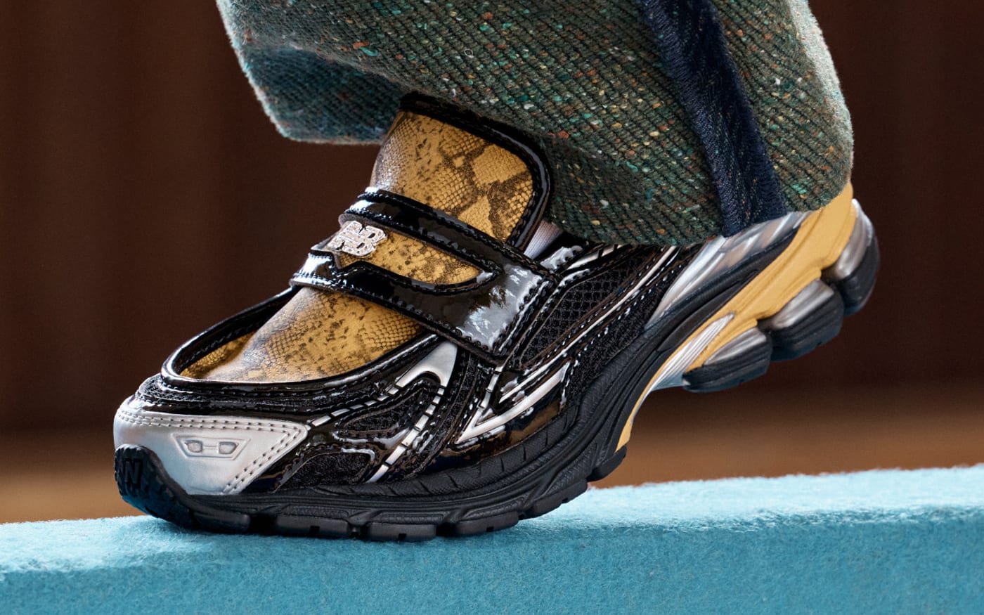 Ganni x new balance 1906 loafer fall leaf u1906lga