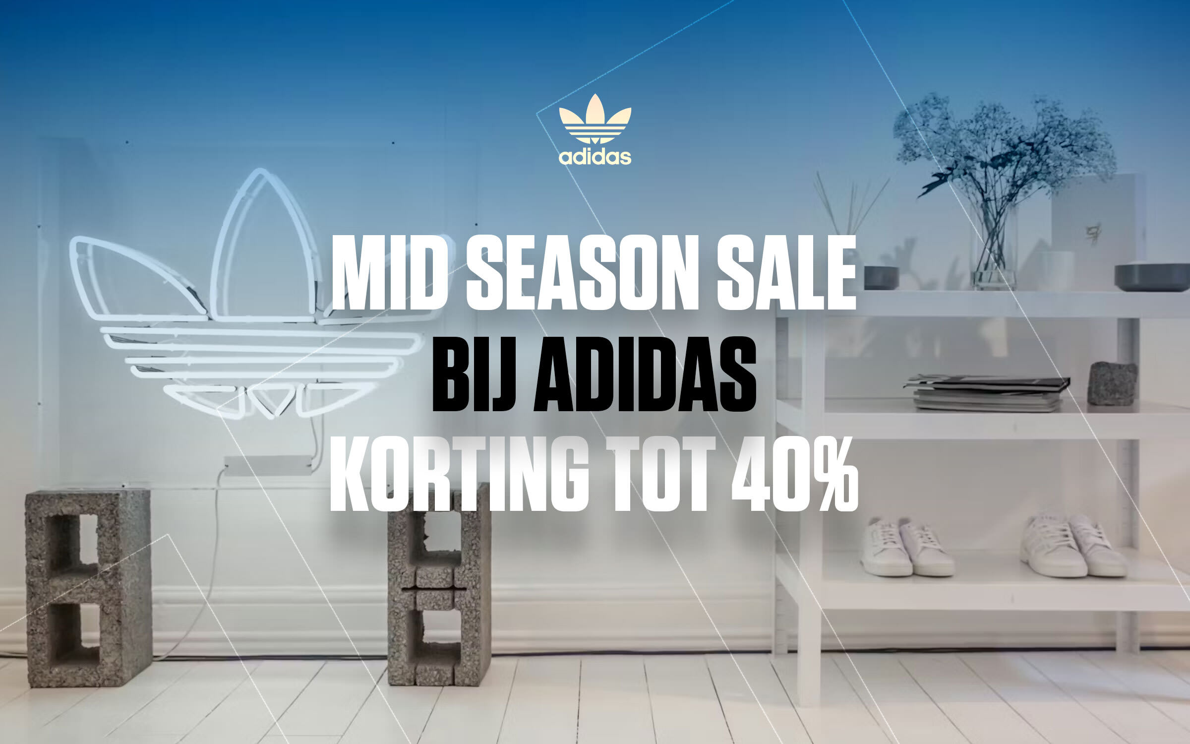 Het is weer Adidas Mid Season Sale Scoor tot 40 Sneaker Squad