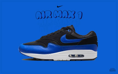 Nike air max 1 black hyper royal fz5808 010 sneaker squad