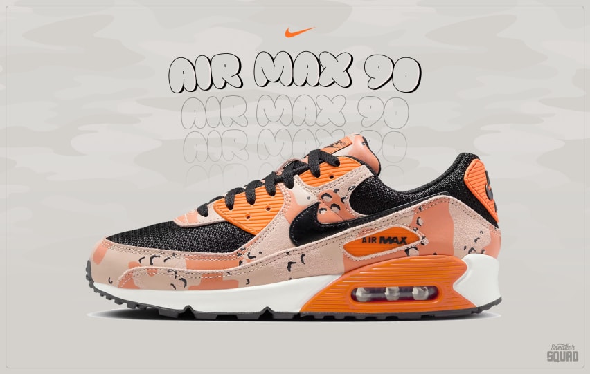 Nike air max 90 camo pack safety orange if1721 201 snealer squad