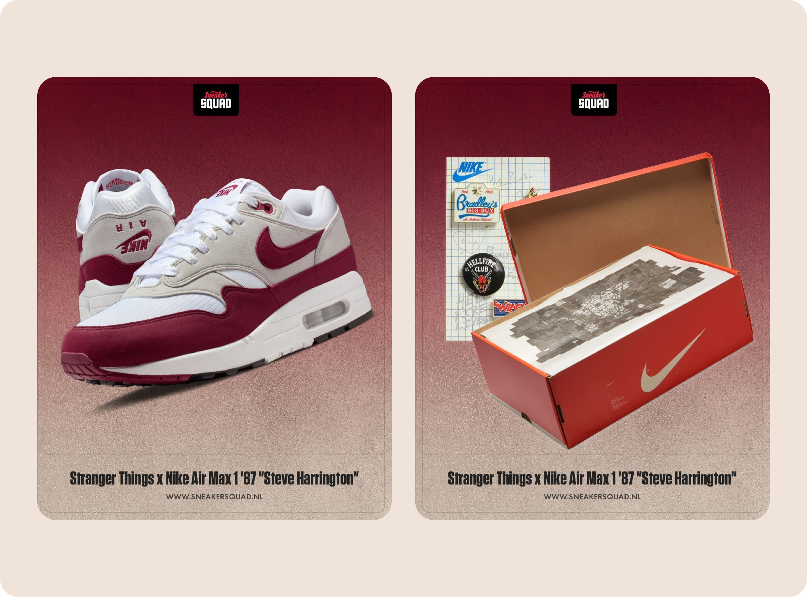 Nike x stranger things post sneaker squad