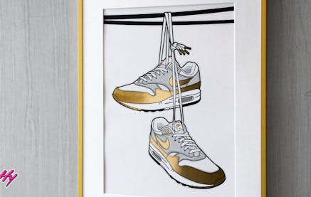 De nieuwste gouden Air Max 1 print ‘Urban Legend’ van Hyprint al gezien?