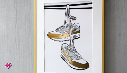 De nieuwste gouden Air Max 1 print ‘Urban Legend’ van Hyprint al gezien?