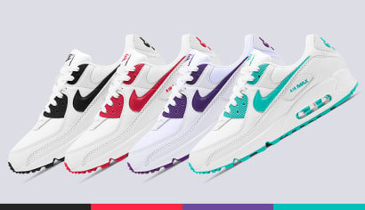 Het kleurrijke Nike Air Max 90 "Color Pack" heeft voor ieder wat wils