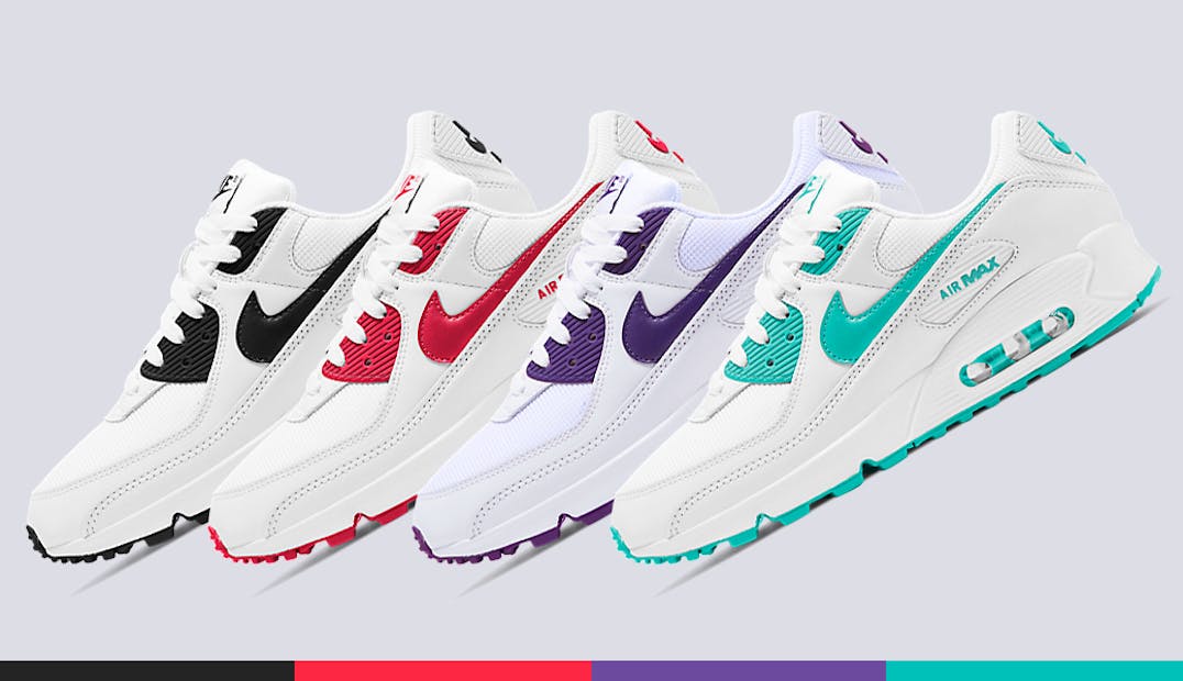 Het kleurrijke Nike Air Max 90 Pack" | Squad