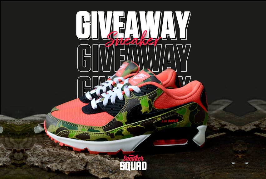 Sneaker squad giveaway 1 duck camo air max 90