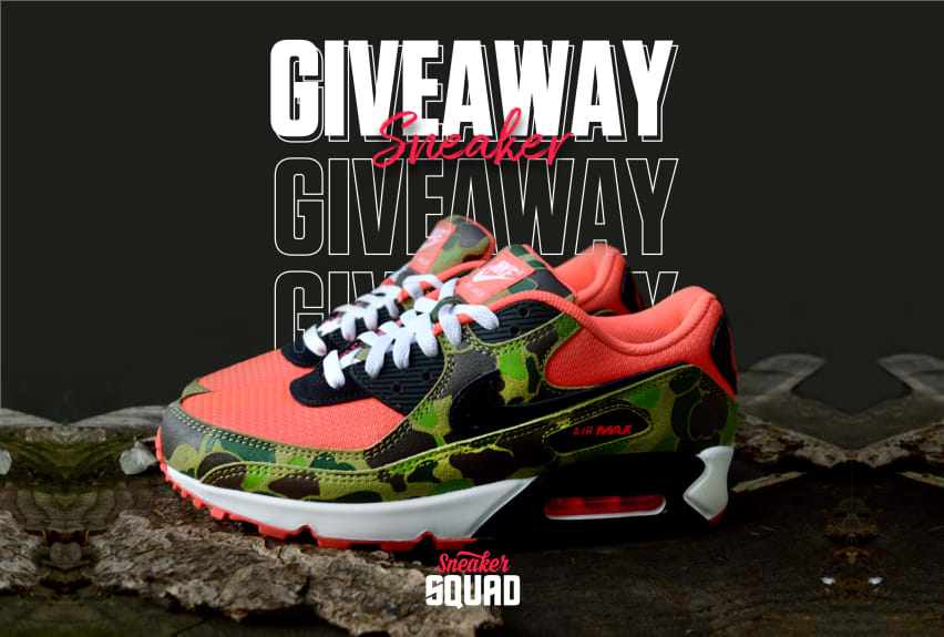 Sneaker squad giveaway 1 duck camo air max 90