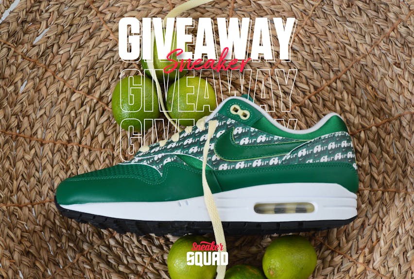 Sneaker squad giveaway 2 limeade air max 1