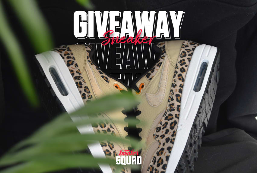 Sneaker squad giveaway 3 leopard air max 1