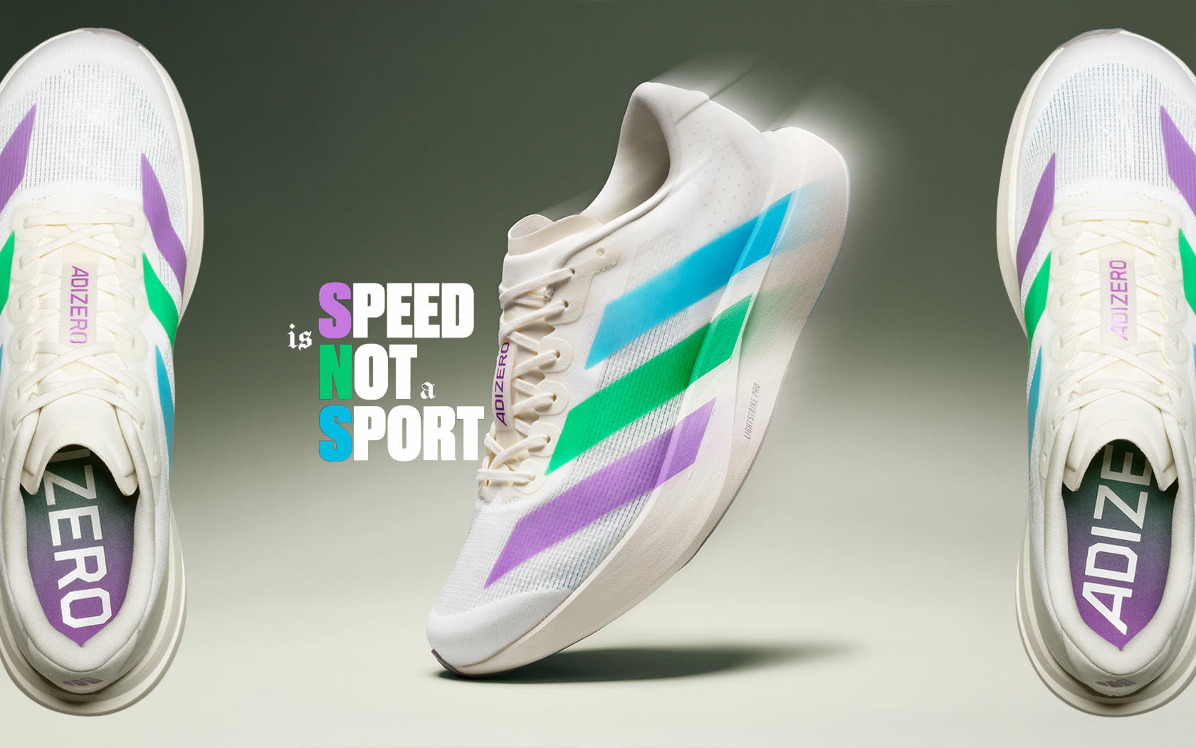 Sns x adidas adizero evo sl speed is not a sport ki2949