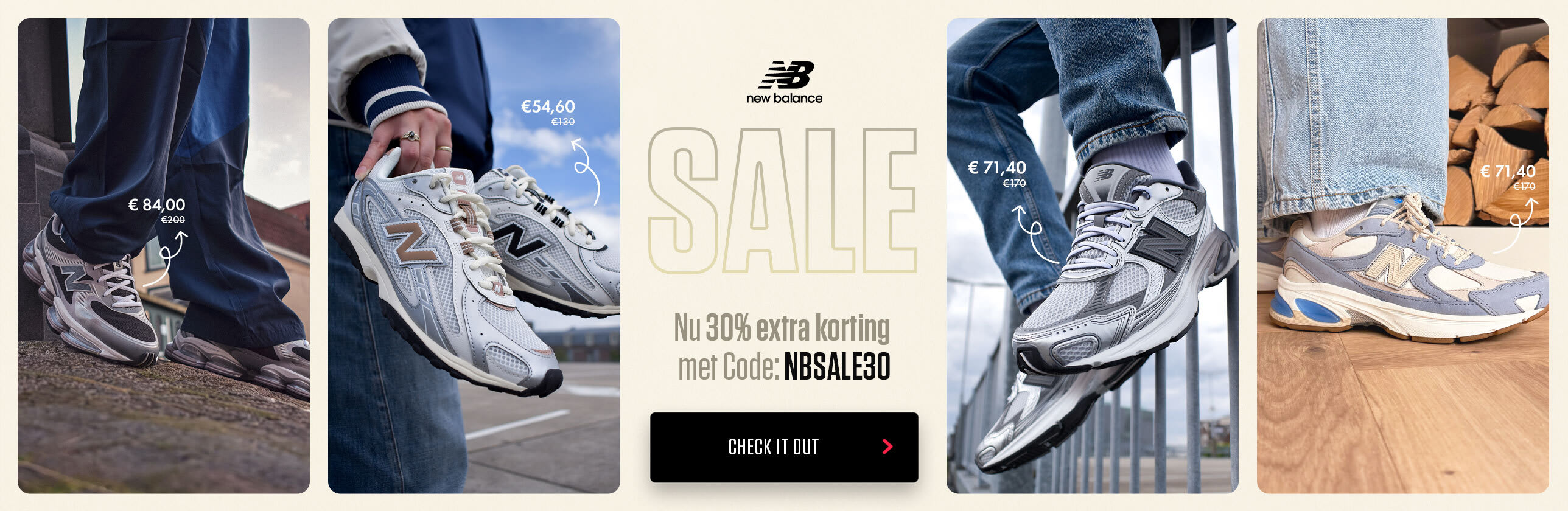 30 extra korting bovenop de New Balance Summer Selection 2026