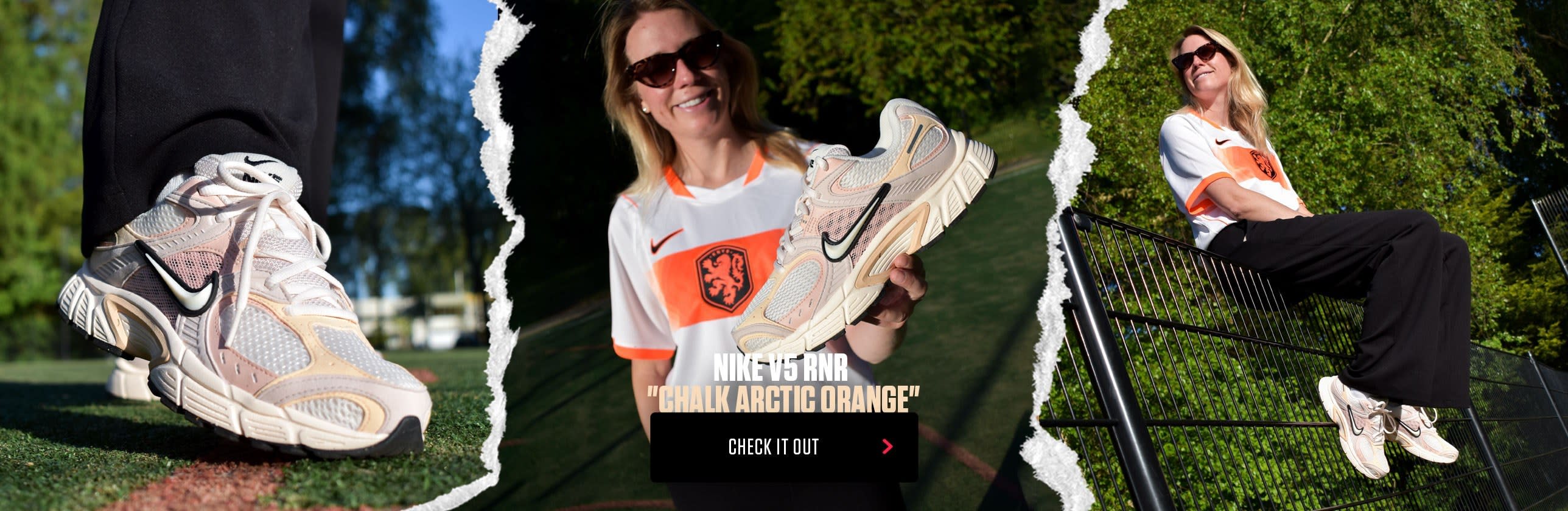 WK 2026 Nederlands elftal Nike V5 RNR Chalk Arctic Orange