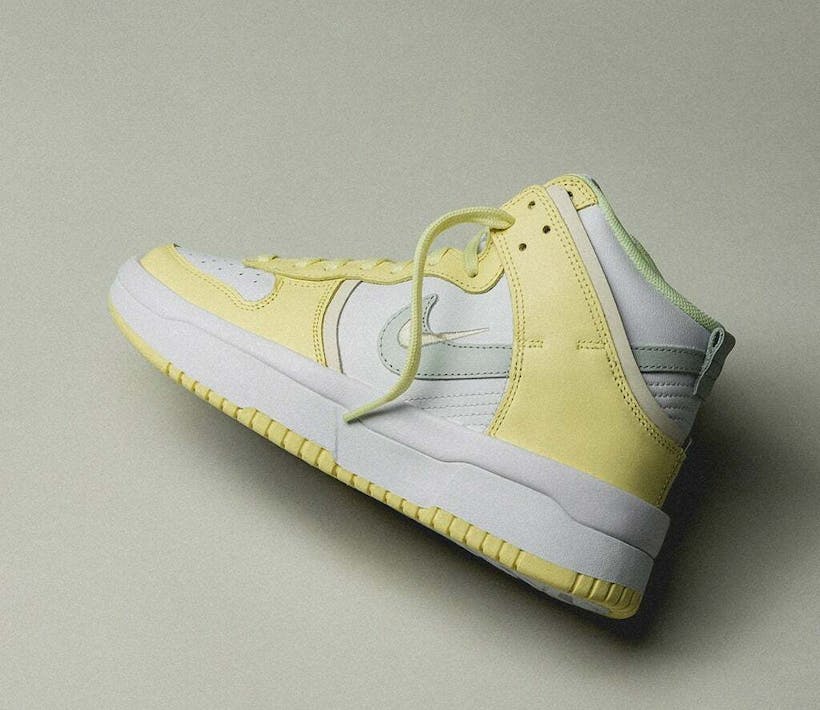 Check de Nike Dunk High Up "Citron Tint"