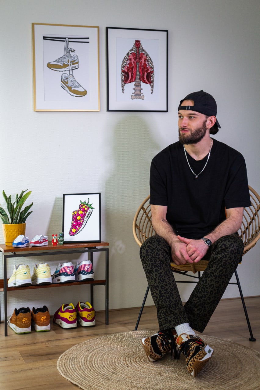 Interview sneaker squad sven dekker hyprints art print 2